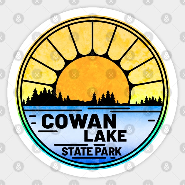 Cowan Lake State Park Ohio OH Sticker by TravelTime